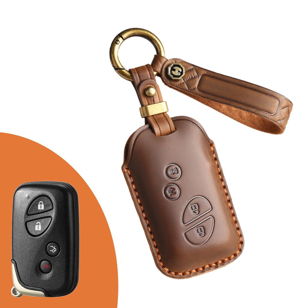 Vintage Leather Key Cover for Lexus RX270/ES240 Models
