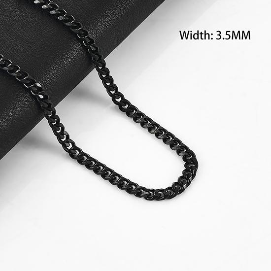 Массивное ожерелье из нержавеющей стали для мужчин, звеньевая цепь панцирная, майами кубинская, женский чокер, панк-рок, для парня, металлическое украшение на шею, аксессуар, подарок