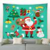 Snowman Christmas Tree Tapestry Christmas Wall Decor Background Fabric Home Decor Christmas Tapestry Tapeçaria De Natal