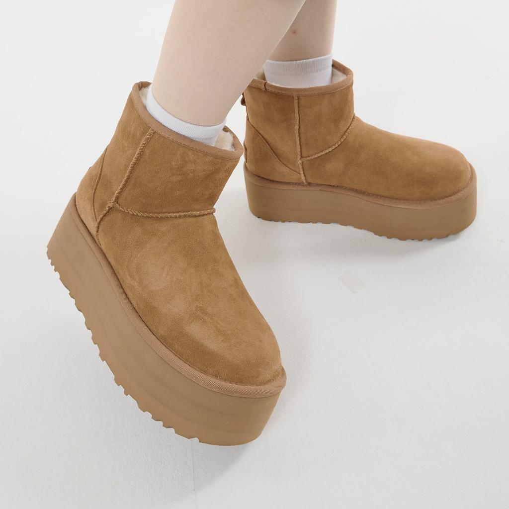 Модные ботинки Classic Mini Platform RED JASPER см [UGG] 22.0