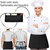 Polyester Waitress Half Apron Black Waist Apron New Apron