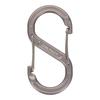 Sankyo Corporation DBLTACT Aluminum S-Type Carabiner, 80mm, Gunmetal, DT-AKS-80G
