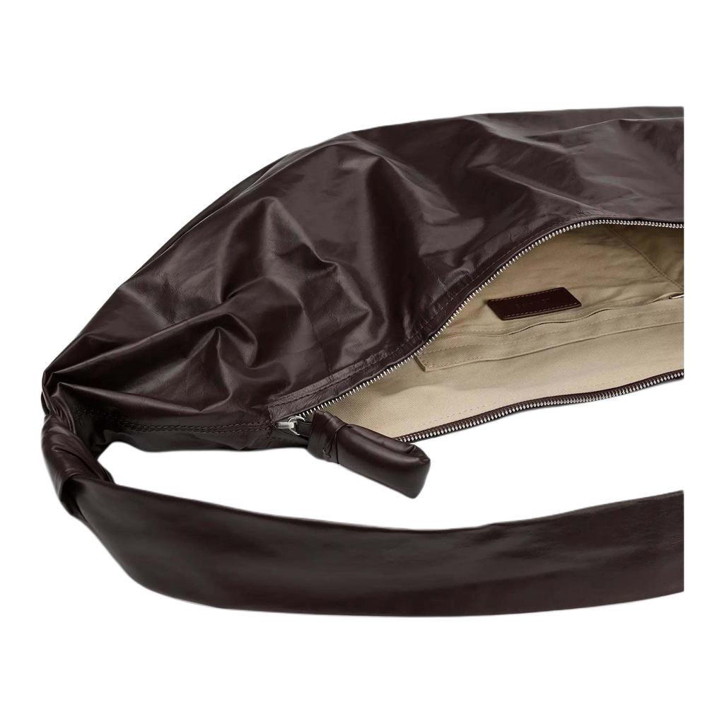 Lemaire Croissant Cow Leather Croissant Bag, Crossbody Bag, Shoulder Bag Large Women's Dark Chocolate BG0027-LL0028-490