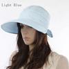 Summer Fashion Korean Style Bowknot Big Visor Cap Color Matching Beach Sun Hat