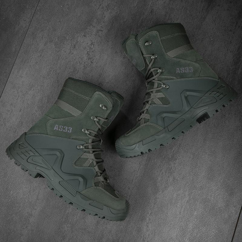 Мужские непромокаемые походные ботинки, прочные уличные ботинки, высокие ботинки в стиле милитари, уличные альпинистские ботинки, ботинки для пустыни, большие размеры