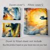 Colorful romantic scenery. Bedding Duvet cover sets Duvet covers Pillowcases gifts (1 * Duvet Cover 2 * Pillowcases, without duvet insert)