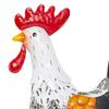 Курица Садовая Скульптура Садовая Статуя Фигурка Животного Ферма Снаружи Железные Поделки Декоративные