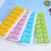 1PC Ice Cube Tray 14 Grid Silicone Ice Cube Mold With Removable Lid Ices Maker Kitchen Gadget Bar Tools