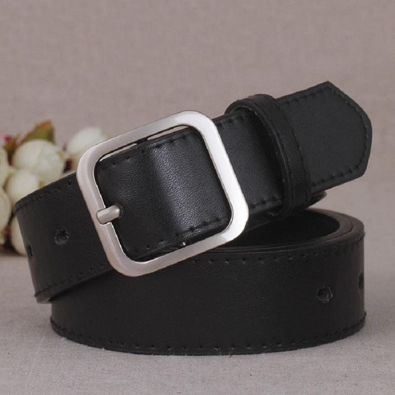 Черный, белый, однотонный модный ремень для женщин, джинсовый брючный ремень, высокое качество, женское платье, джинсовый ремень, женский пояс DT008