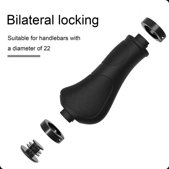 1 Pair Bicycle Handlebar Grip Non-slip Rubber Universal MTB Road Mountain Bike Handle Grip Cover Replacement Bicycle Accessories