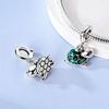 925 Silver Beads Bear Guinea Pig Owl Bee Sheep Dangle Fit Original Bracelet Making For Woman Jewelry DIY Gift