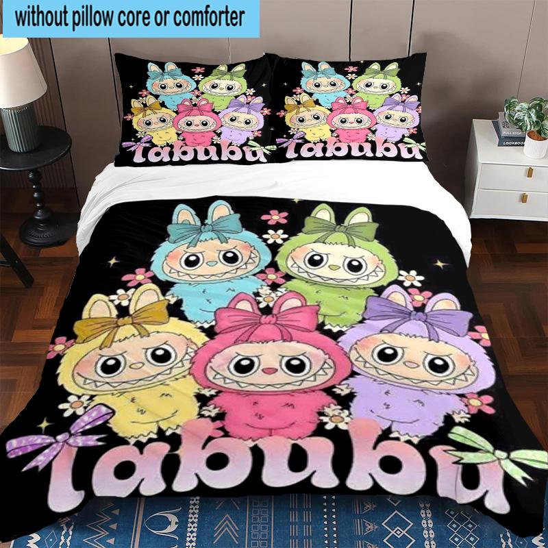 3PCS Bunny Costume Adventure 3pcs Bedding,Including 3PCS Duvet Cover And 2pcs Pillowcases Perfect for Christmas,Ideal for Bedroom, Dormitory