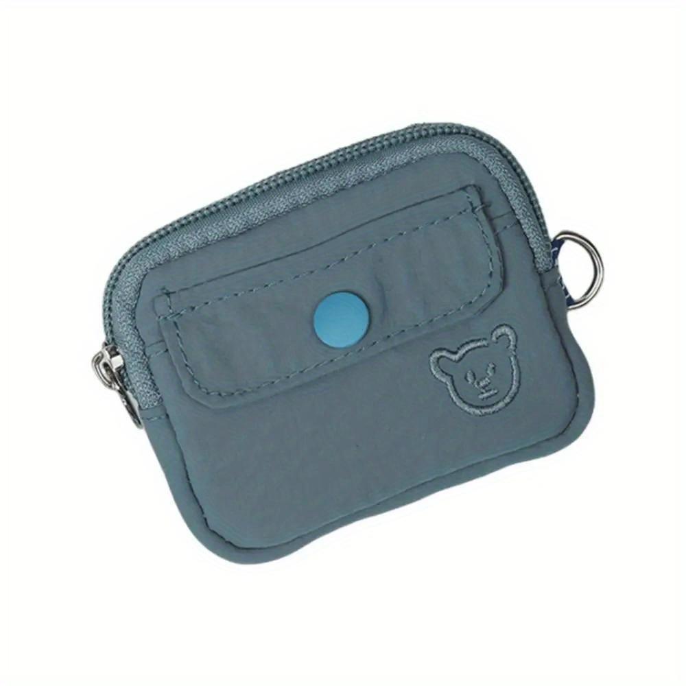 Новый нейлоновый кошелек для монет на молнии, многоцелевой маленький кошелек, сумка для наушников