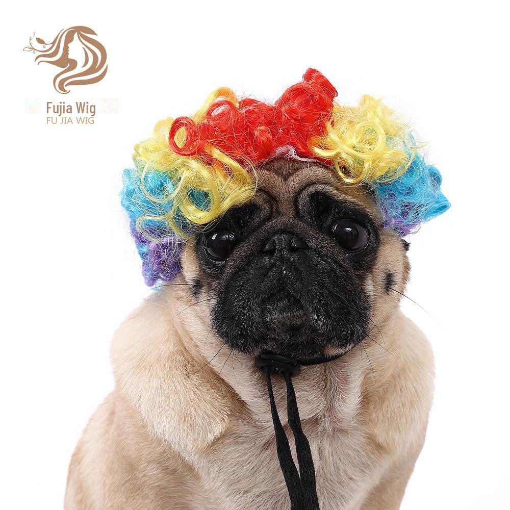 Праздничные парики для домашних животных: Забавные афро-стили для кошек и собак