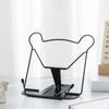 Metal Book Stand Display Holder for Reading Stable Portable Cookbook with Page Clips
