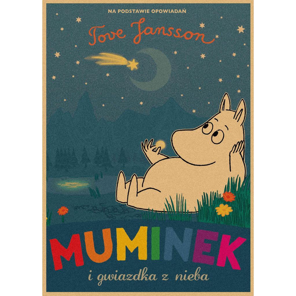 Moomin Family Retro Cartoon Poster Wall Art Mural 397