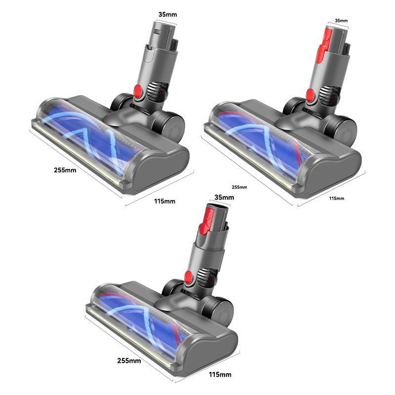 Совместимая насадка-щетка для пылесосов Dyson V6-V15 - Прямой привод для ковров и полов, всасывание
