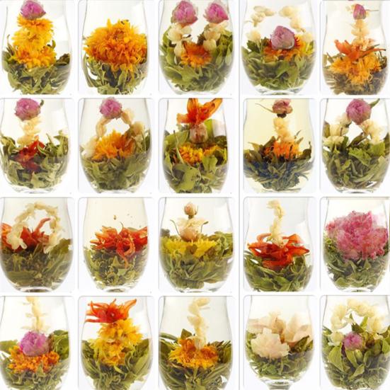 Yousheng 4Pcs Flowering Tea Balls Blooming Herbal Flowers Craft Tea Экологически чистый натуральный чай Цветы Китайский зеленый чай