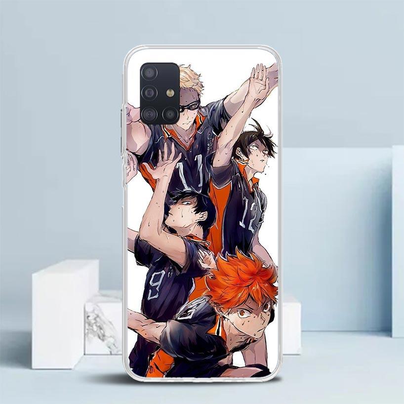 Чехол для телефона Haikyuu Oya Volleyball Anime для Samsung Galaxy A52 A32 A22 A12 A51 A50S A30S A10S Note 20 Ultra 10 S10 Plus A31 A20
