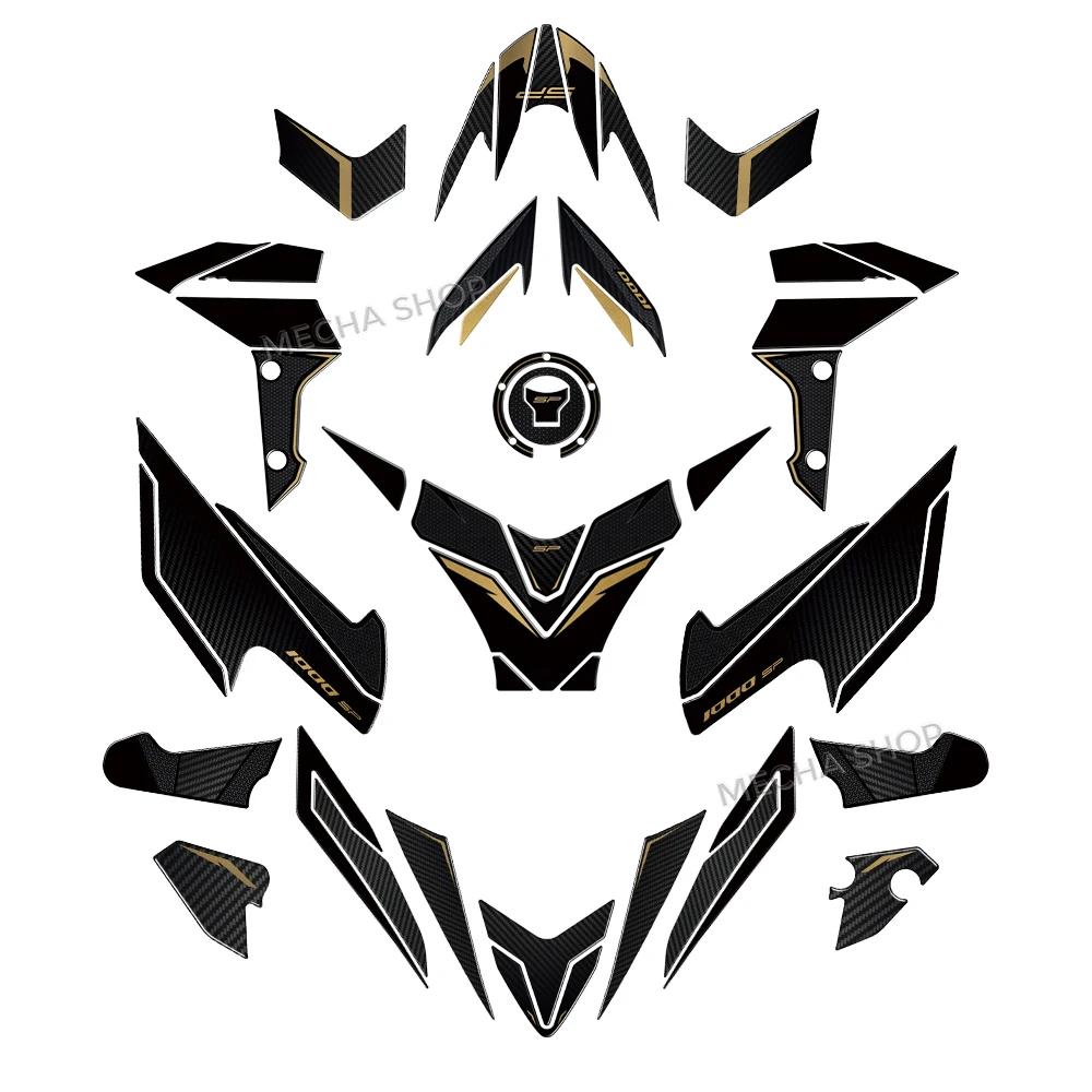 For Hornet Cb1000 SP 2025 Tank Pad 3D Resin Sticker Protection Kit Accessories