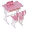 1 комплект миниатюрный кукольный домик школьная парта стул + пенал ролевые игры канцелярская модель для кукольных аксессуаров игрушка