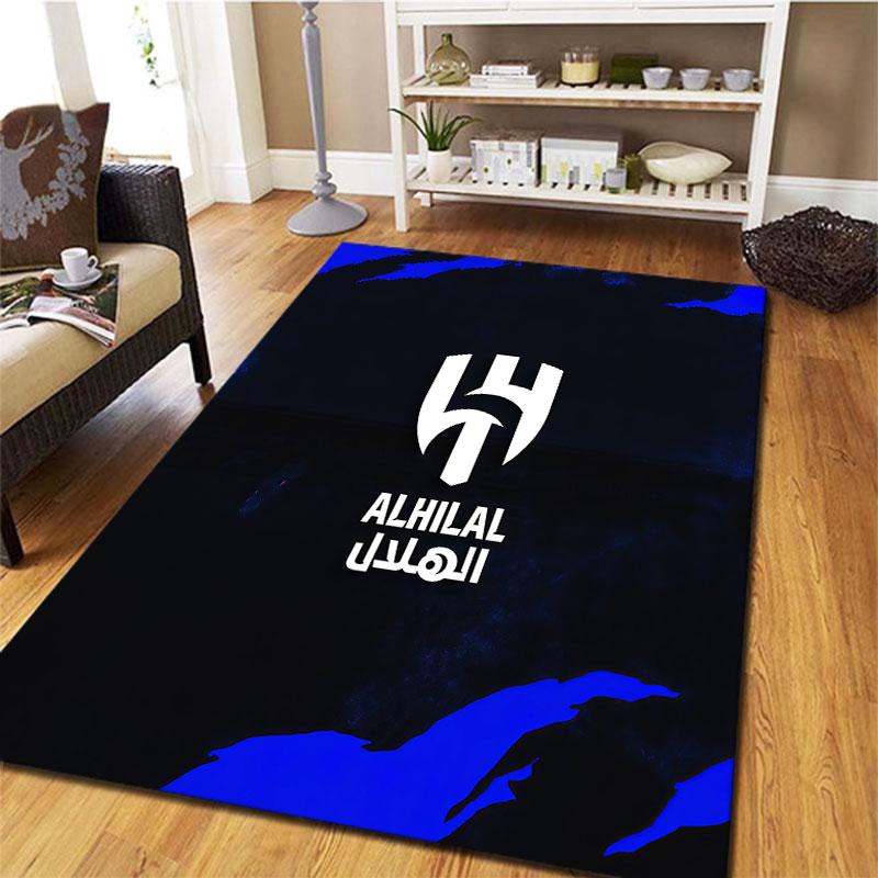Al-Hilal Saudi FC Carpet Rug for Living Room Bedroom Home Sofa Decoration,Kids play Non-slip Floor Mat