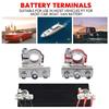 2 Pcs Easy Installation Car Truck Battery Terminals Copper Plated Clamp Terminal Heavy Duty Terminals Connectors