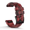22 мм 26 мм Камуфляжный силиконовый ремешок для Garmin Fenix 7X 7 6X 6 Pro 5 5X Plus Epix 2 965 955 935 945 Смарт-часы Ремешок Браслет Наручный ремешок