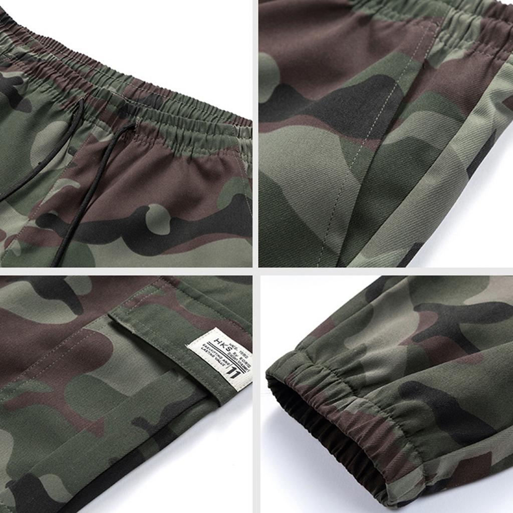 Men's Summer Outdoor Pants Thin Casual Camouflage Overalls Loose Large Size Mountaineering Men's Pants