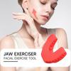Женский тренажер для челюсти с прозрачной коробкой для хранения, пищевой силикон, эргономичный тренажер для лица для взрослых, укрепитель челюстных костей, тренажер для линии челюсти