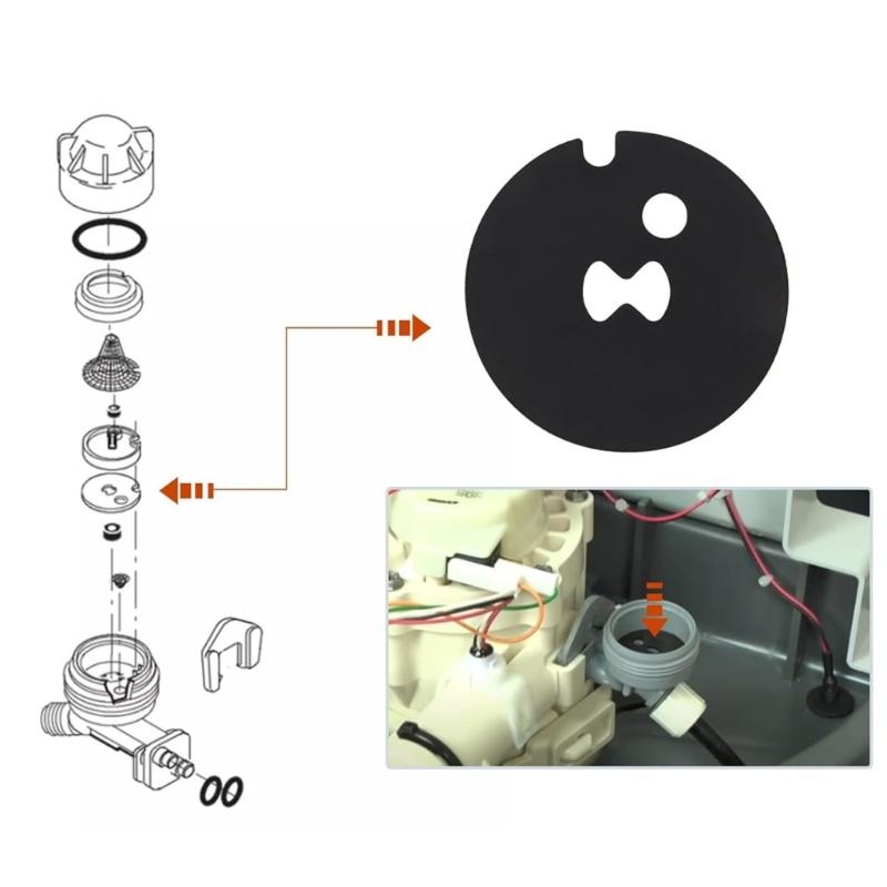 Комплект из 3 прокладок Вентури, запасные шайбы, подходящие для систем умягчения воды, улучшают поток и снижают жесткость