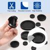 uxcell 3-Piece Insulated Rubber Grommets, 33mm Inner Diameter, Single-Sided Hole, for Wiring, Rubber Bushings, Cable and Wire Protection, Black