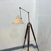 Wooden Tripod Floor Lamp With Fabric Shade Bedside Home Décor Lighting Light Living Room Décor Floor Lamp