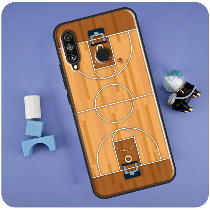 Basketball Court For Huawei Nova Y70 Y91 Y90 Y60 Y61 Y72 Y73 3i 7i 8i 11i 12i 9 10 SE P20 P30 P40 Lite Case