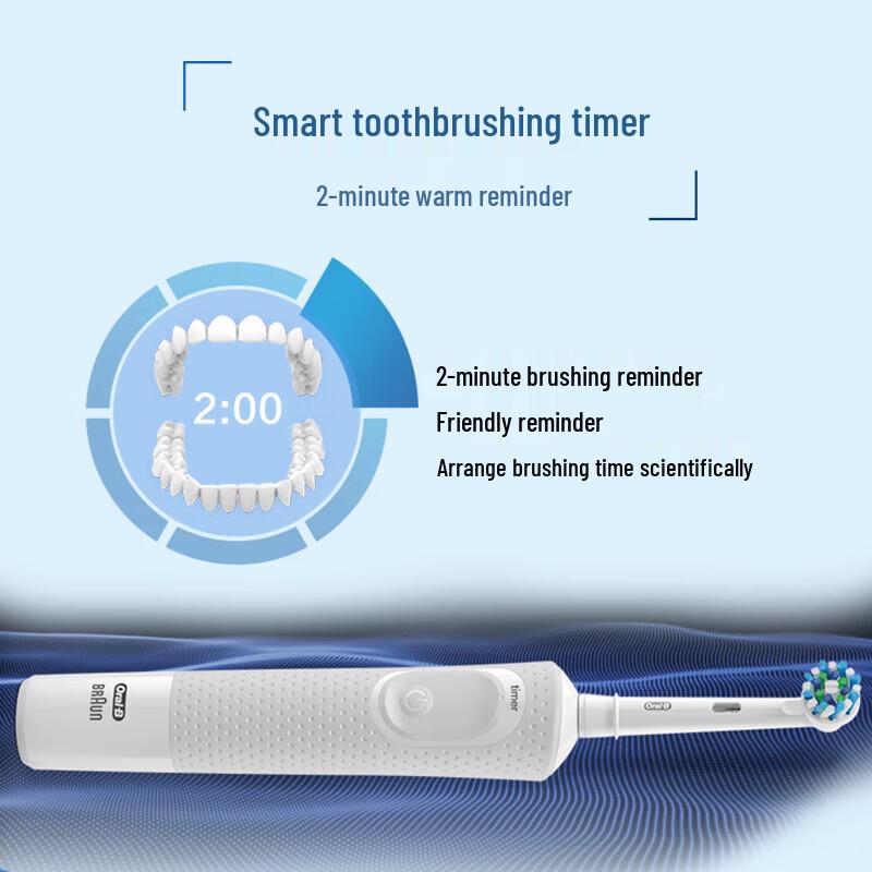 Oral-B D100 Звуковая электрическая зубная щетка, штепсель CN (адаптер в комплекте)