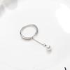 1Pcs Rings Adjustable Rings Temperament Jewelry Pearl Tassel Cycle Chain Pearl Ring Pendant