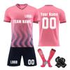 Personalised Shirts Kit Mens Girls With Name Number Custom Football Jerseys For Boys Training Suit