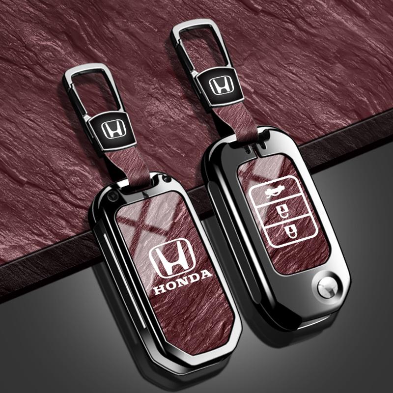 JBH4 New Car Remote Key Case Cover TPU Shell Accessories For Honda Civic HRV XRV CRV CR-V Crider Odyssey Pilot Fit Accord Protector