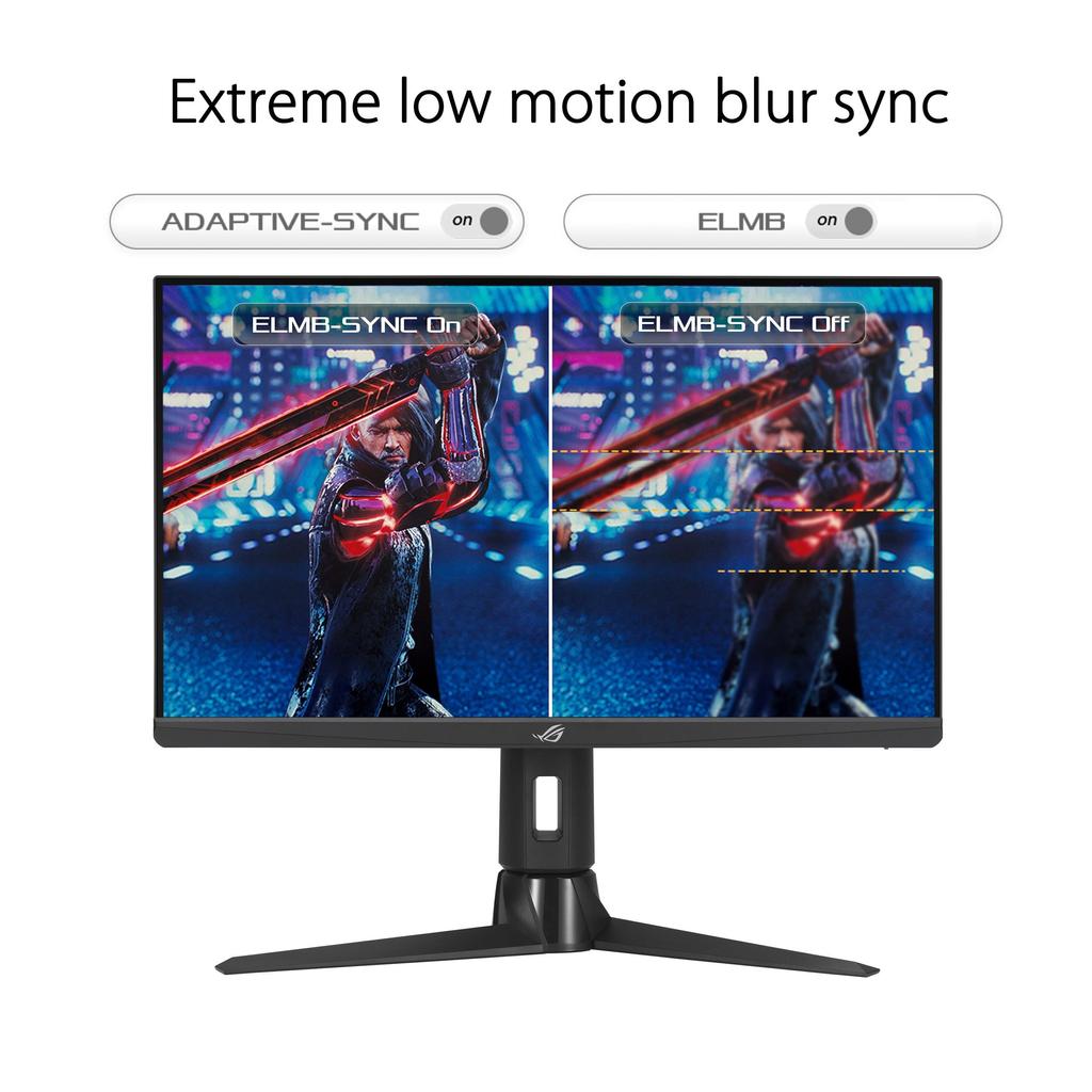 Asus ESports Gaming Monitor ROG Strix XG259QN Inch Full HD 380Hz Fast IPS 1ms Premium 24.5 / / / / (min. 0.3ms) / HDR/FreeSync Technology/ELMB SYNC/