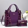 2025 Trendy Women's Leopard Print Crossbody Bag: Large Capacity, High-End Luxury Handbag