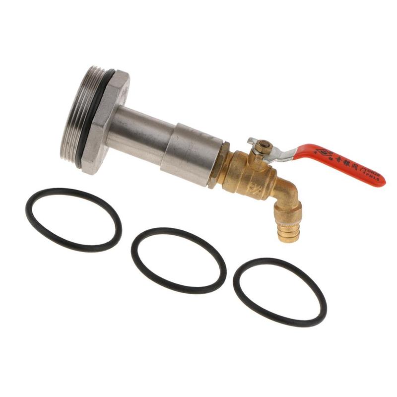 Tank Tap Replacement DN50 Stainless Steel Oil Barrel Faucet for 200L Drum