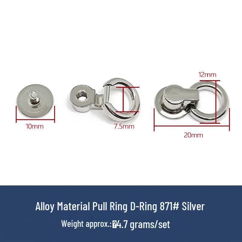 Аксессуары для сумок и багажа: Кольца, Голова монаха, Пирсинг сосков, Кожаные пряжки для DIY, Декоративные винты-заклепки