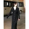 Autumn and Winter New Temperament Socialite Muse Fan with Long Dress High Sense Long Sleeve Knitted Dress Children