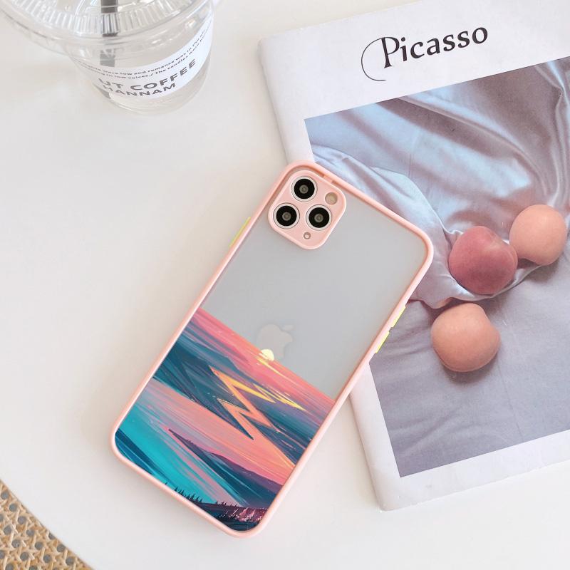 Чехол для телефона Акварельная живопись для IPhone 17 16 15 13 12 11 14 Pro Max X XS XR Max Акварель Морские волны Ударопрочные чехлы