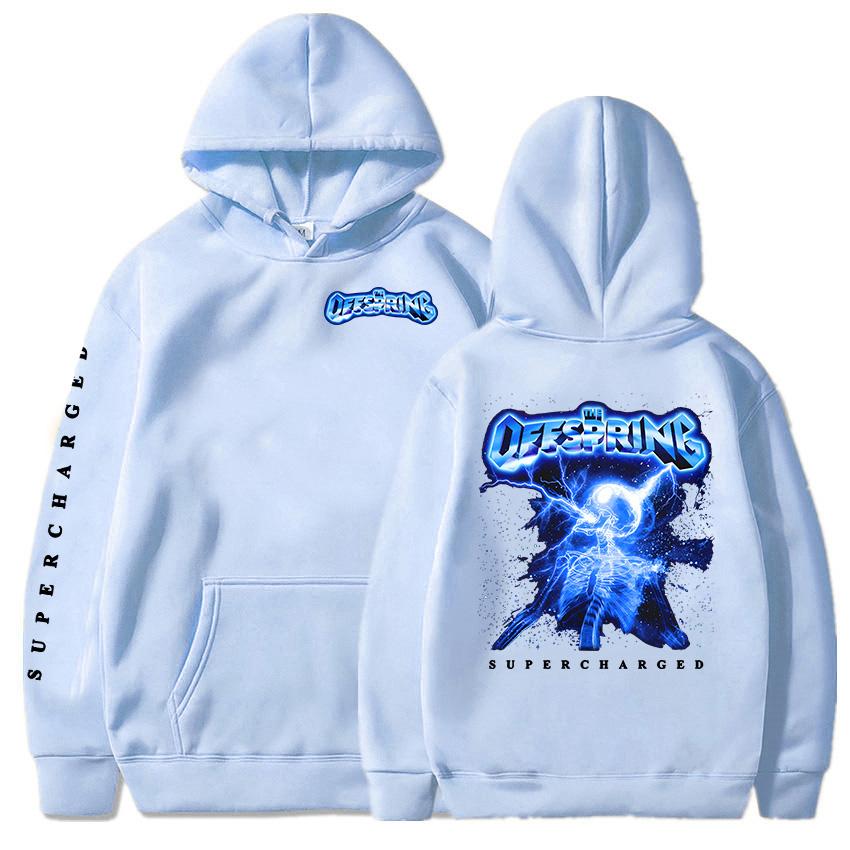 Худи с наддувом The Offspring Рок-группа Принт Толстовки Длинный рукав Графика нового альбома Пуловеры Мужская Женская Одежда Топ