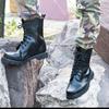 Outdoor Windproof Sand High-top Spring and Autumn Four-season Steel-toed Combat Boots Martin Boots Men's Boots Anti-collision Military Training
