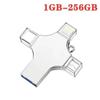 USB3.0 Высокоскоростной U-диск, двойного назначения для мобильного телефона и компьютера, Apple, Micro, Type-C Многофункциональный «четыре в одном»