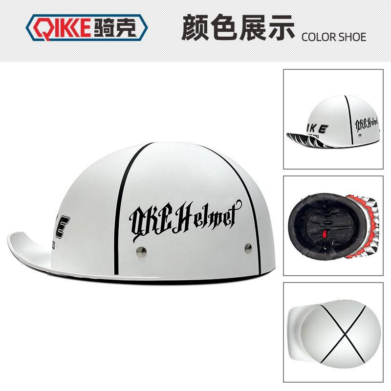 Womens Retro Half Helmet Electric Scooter Motorcycle ABS Safety With 3C Certification