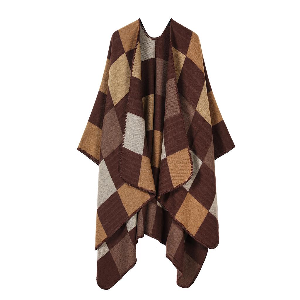 Этнический стиль Туризм Большая шаль Высокое чувство Внешнее покрытие Декоративная шаль Теплая раздельная накидка Накидка Накидка