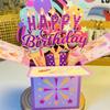 С днем рождения Pop-Up Card 3D Подарочная коробка на день рождения для женщин и мужчин Складная